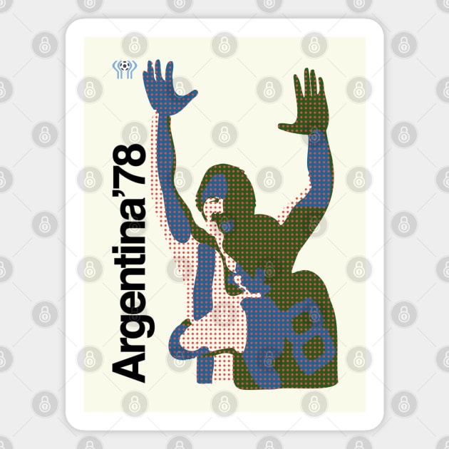 Argentina 78 (vintage) Magnet by StripTees